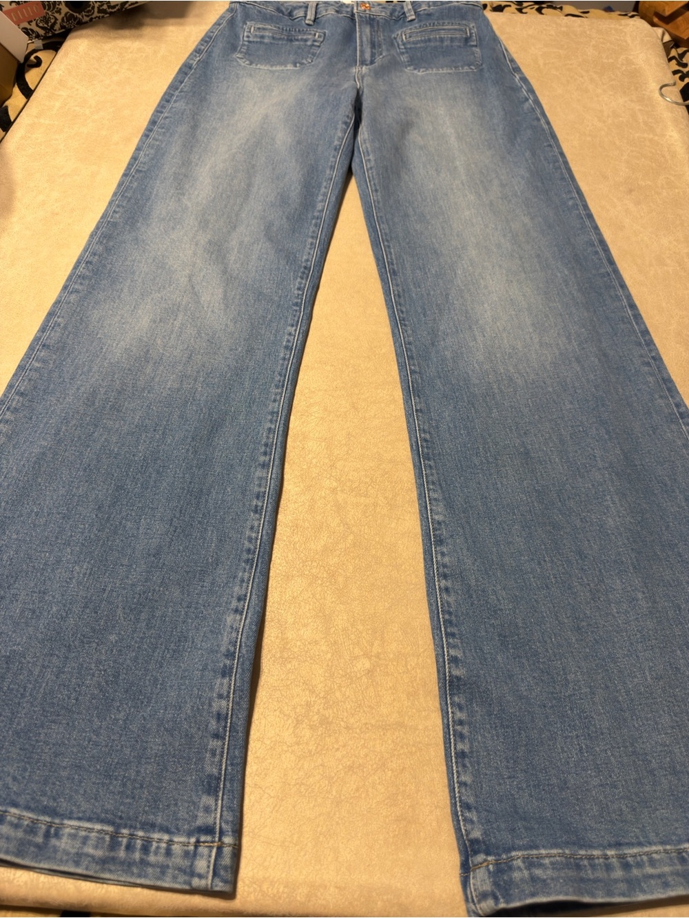 Paige Leenah Wide Leg Jeans. Women's Size 31 Long